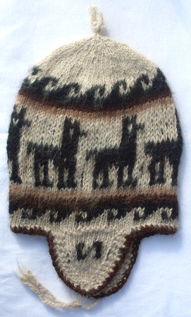 Alpaka Mütze Peru 42 - 48 cm