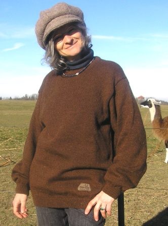 Rundhals Pullover kaffee