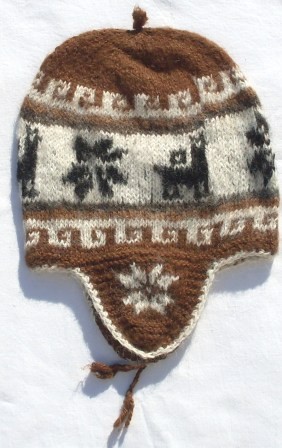Mütze Peru 54 - 58 braun