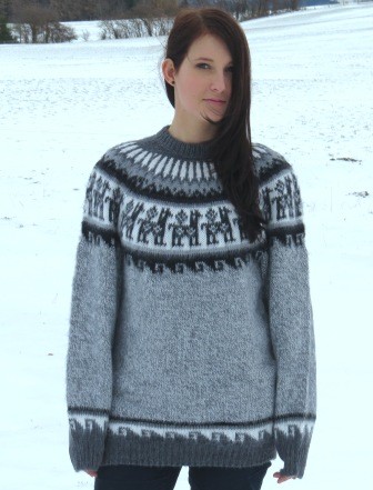 Pullover Kuschel aus Alpakawolle M